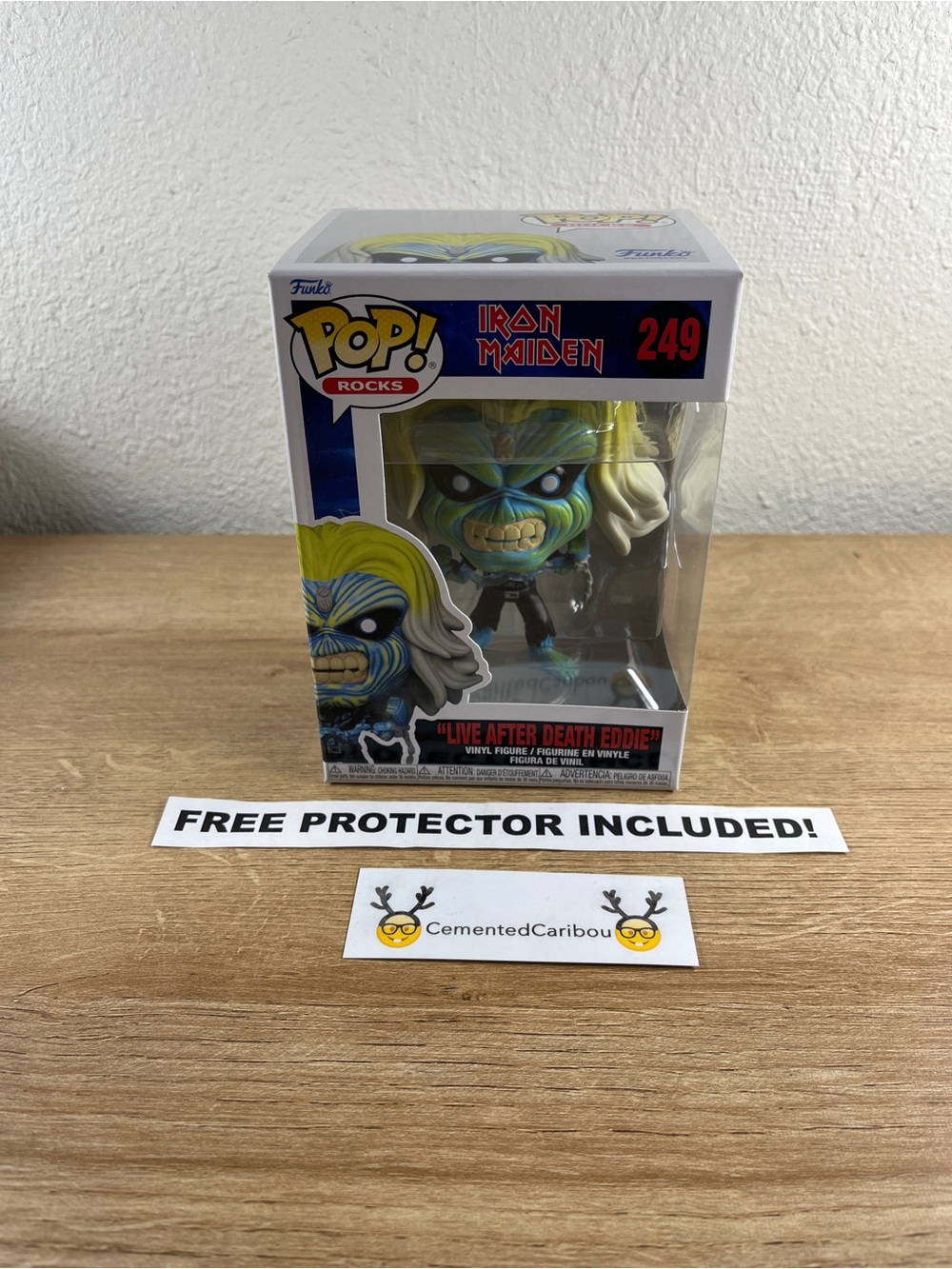 Iron Maiden Live After Death Eddie Funko Pop #249 MINT